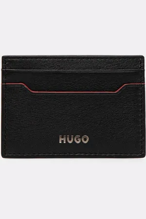 HUGO BOSS Etui na kartę skórzane + brelok kolor 50536411