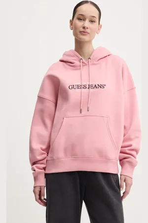 Guess Bluza damska kolor z kapturem z aplikacją W4YQ15 KC811