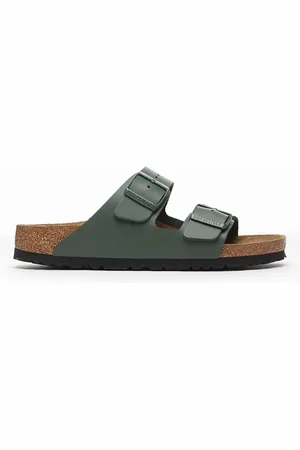 Birkenstock Klapki skórzane Arizona męskie kolor 1029165