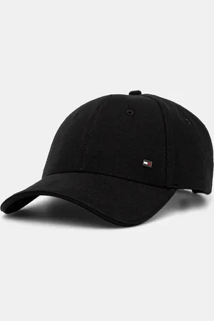 Tommy Hilfiger Czapka z daszkiem bawełniana kolor gładka AM0AM13164