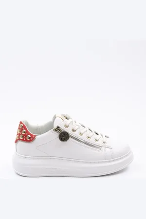 Karl Lagerfeld Sneakersy skórzane KAPRI kolor KL62527F