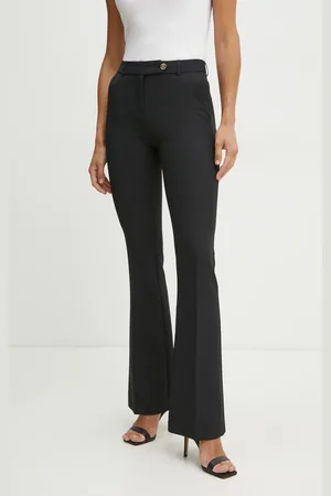 Fracomina Spodnie damskie kolor dzwony medium waist FR25SVA004W42901