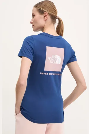 The North Face T-shirt bawełniany Redbox Slim damski kolor NF0A87NMB4O1