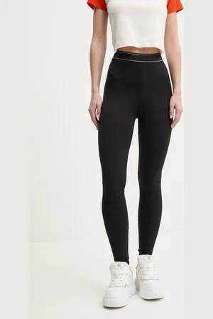 Hugo Blue Legginsy damskie kolor gładkie 50531190