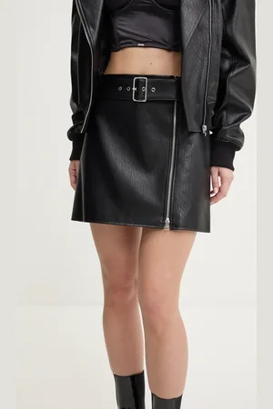 HUGO BOSS Spódnica kolor mini rozkloszowana 50533859