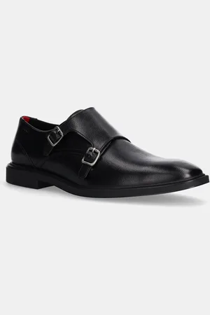 HUGO BOSS Półbuty skórzane Gryff męskie kolor 50536180
