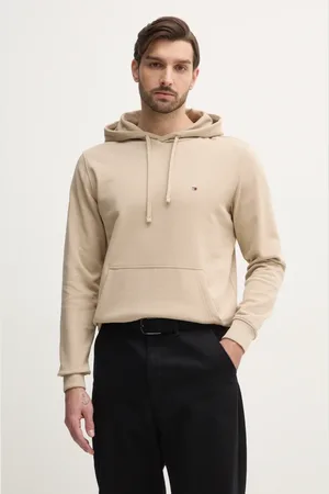 Tommy Hilfiger Bluza bawełniana męska kolor z kapturem melanżowa MW0MW37235