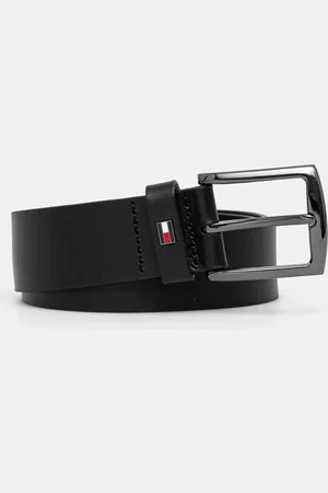 Tommy Hilfiger Pasek skórzany męski kolor AM0AM13536