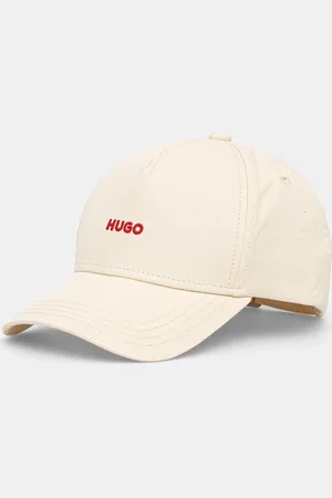 HUGO BOSS Czapka z daszkiem bawełniana kolor z aplikacją 50519255