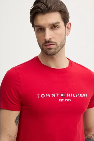 Tommy Hilfiger T-shirt bawełniany męski kolor z aplikacją MW0MW11797