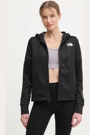 The North Face Bluza dresowa Reaxion kolor z kapturem melanżowa NF0A8CNRJK31