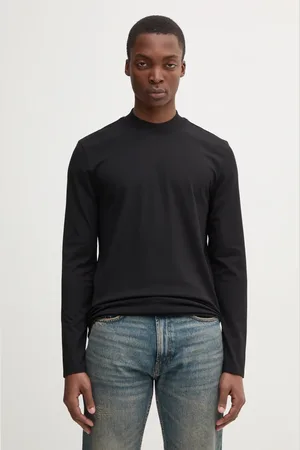 HUGO BOSS Longsleeve męski kolor gładki 50530186