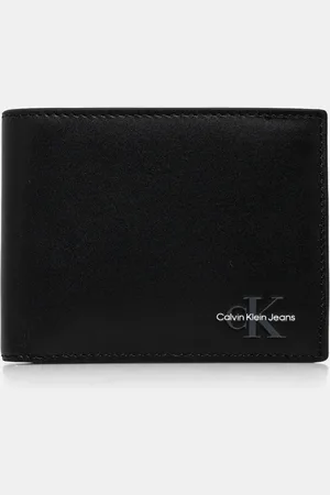 Calvin Klein Portfel skórzany męski kolor LV04G1030G