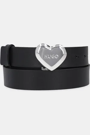 HUGO BOSS Pasek skórzany damski kolor 50529597