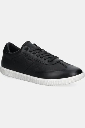 Calvin Klein Sneakersy skórzane LOW TOP LACE UP TMBL LTH kolor HM0HM01803