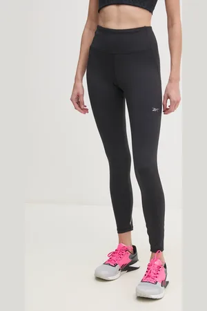 Reebok Legginsy treningowe LUX Collection kolor gładkie 100205639