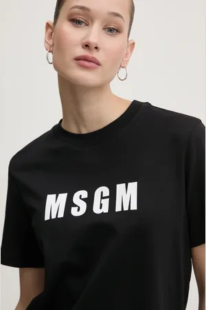 Msgm T-shirt bawełniany damski kolor 3841MDM92.257002