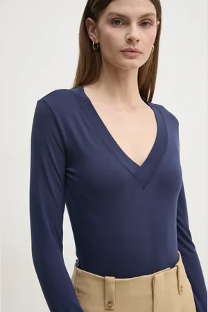 Sisley Longsleeve damski kolor 33FEL400V