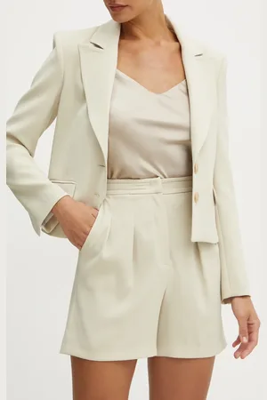 Patrizia Pepe Szorty damskie kolor gładkie high waist 8P0697 A545