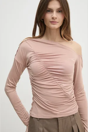 Sisley Bluzka damska kolor gładka 33TXL400X