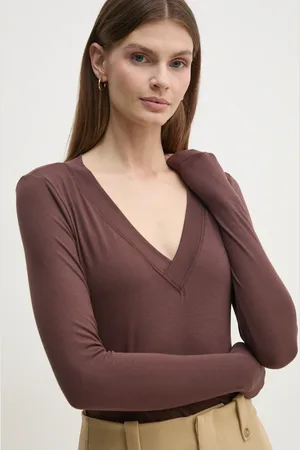 Sisley Longsleeve damski kolor 33FEL400V