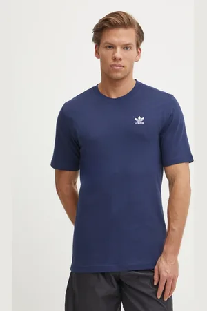 adidas T-shirt bawełniany Trefoil męski kolor gładki JC9989