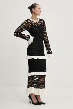 Never Fully Dressed Sukienka kolor maxi dopasowana NFDDR1791