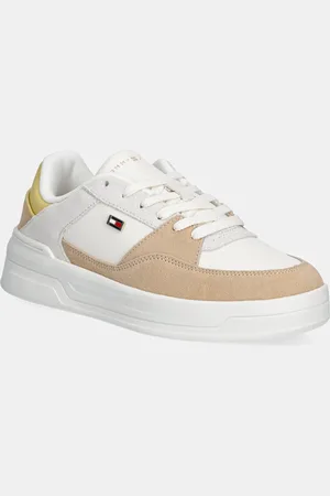 Tommy Hilfiger Sneakersy skórzane ESSENTIAL BASKET SNEAKER kolor FW0FW08456