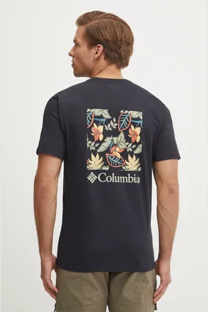 Columbia T-shirt bawełniany North Cascades męski kolor z nadrukiem 1834041.