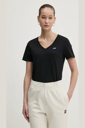Hugo Blue T-shirt bawełniany damski kolor 50513667