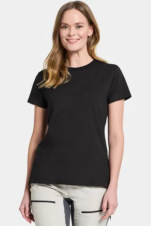 Didriksons T-shirt bawełniany INGARÖ damski kolor 505082
