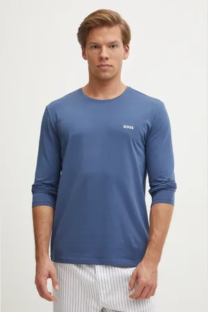 HUGO BOSS Longsleeve męski kolor gładki 50515389
