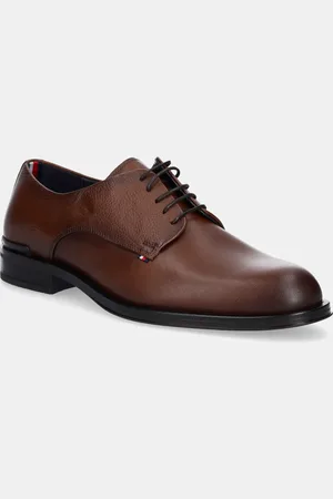 Tommy Hilfiger Półbuty skórzane CORE HILFIGER LEATHER SHOE męskie kolor FM0FM05375