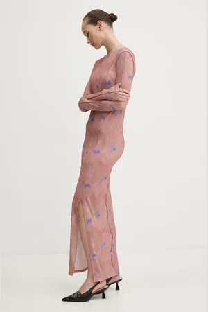 HUGO BOSS Sukienka kolor maxi dopasowana 50534057