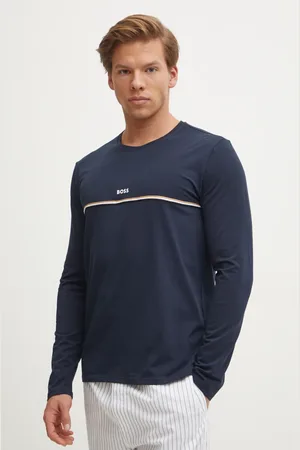 HUGO BOSS Longsleeve lounge kolor z aplikacją 50515378