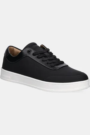 Calvin Klein Sneakersy skórzane LOW TOP LACE UP OXFORD RUBB LTH kolor HM0HM01708