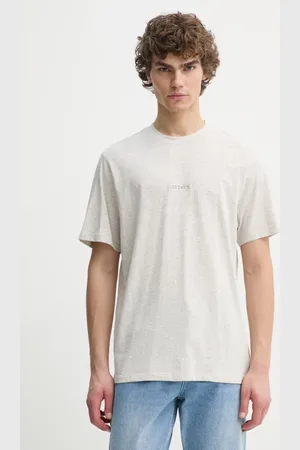 Les Deux T-shirt bawełniany męski kolor gładki LDM101184