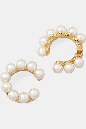Tory Burch Nausznica Kira Pearl Ear Cuff Set 2-pack 164619-137