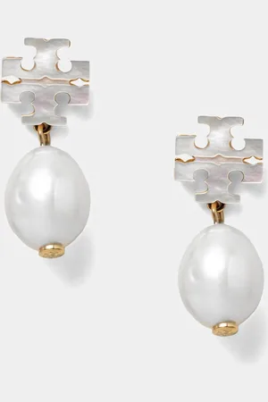 Tory Burch Kolczyki Kira Mother of Pearl 168009-700