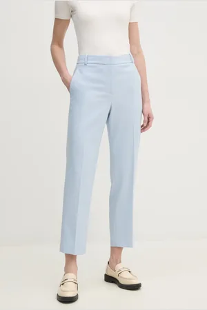 Tommy Hilfiger Spodnie damskie kolor proste high waist WW0WW39723