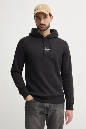 Calvin Klein Bluza męska kolor z kapturem z aplikacją J30J325629