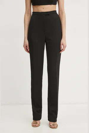 Patrizia Pepe Spodnie damskie kolor dopasowane high waist 8P0670 A375