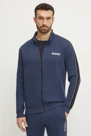 Guess Bluza męska kolor z nadrukiem