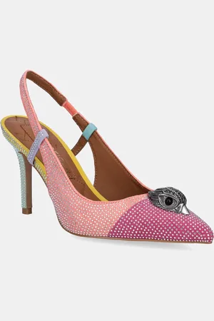 Kurt Geiger Szpilki zamszowe Belgravia High Sling kolor 3422869209