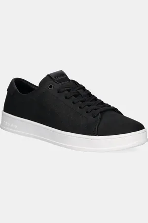 Calvin Klein Sneakersy skórzane LOW TOP LACE UP NU kolor HM0HM01758