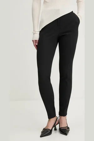 HUGO BOSS Spodnie damskie kolor proste medium waist 50539991