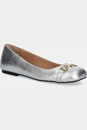 Moschino Baleriny skórzane kolor JA11011G1MIF090B