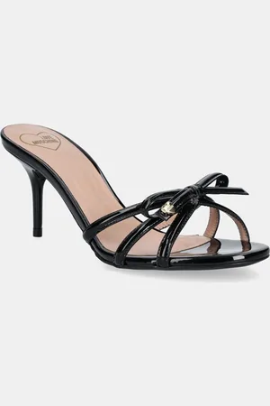 Moschino Klapki damskie kolor na szpilce JA28036G1MIH0000
