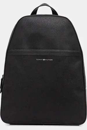 Tommy Hilfiger Plecak skórzany męski kolor duży gładki AM0AM13213