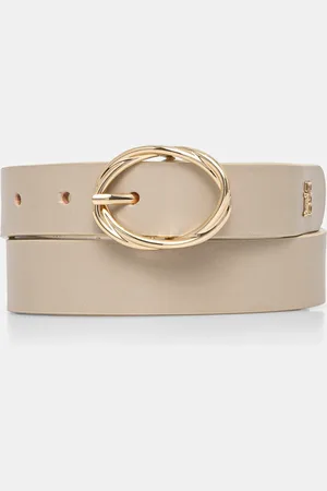 Tommy Hilfiger Pasek skórzany damski kolor AW0AW17251